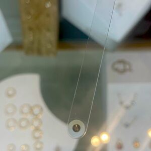 Modern Mood Jewelry 14K gold 3mm with diamond center 1mm.